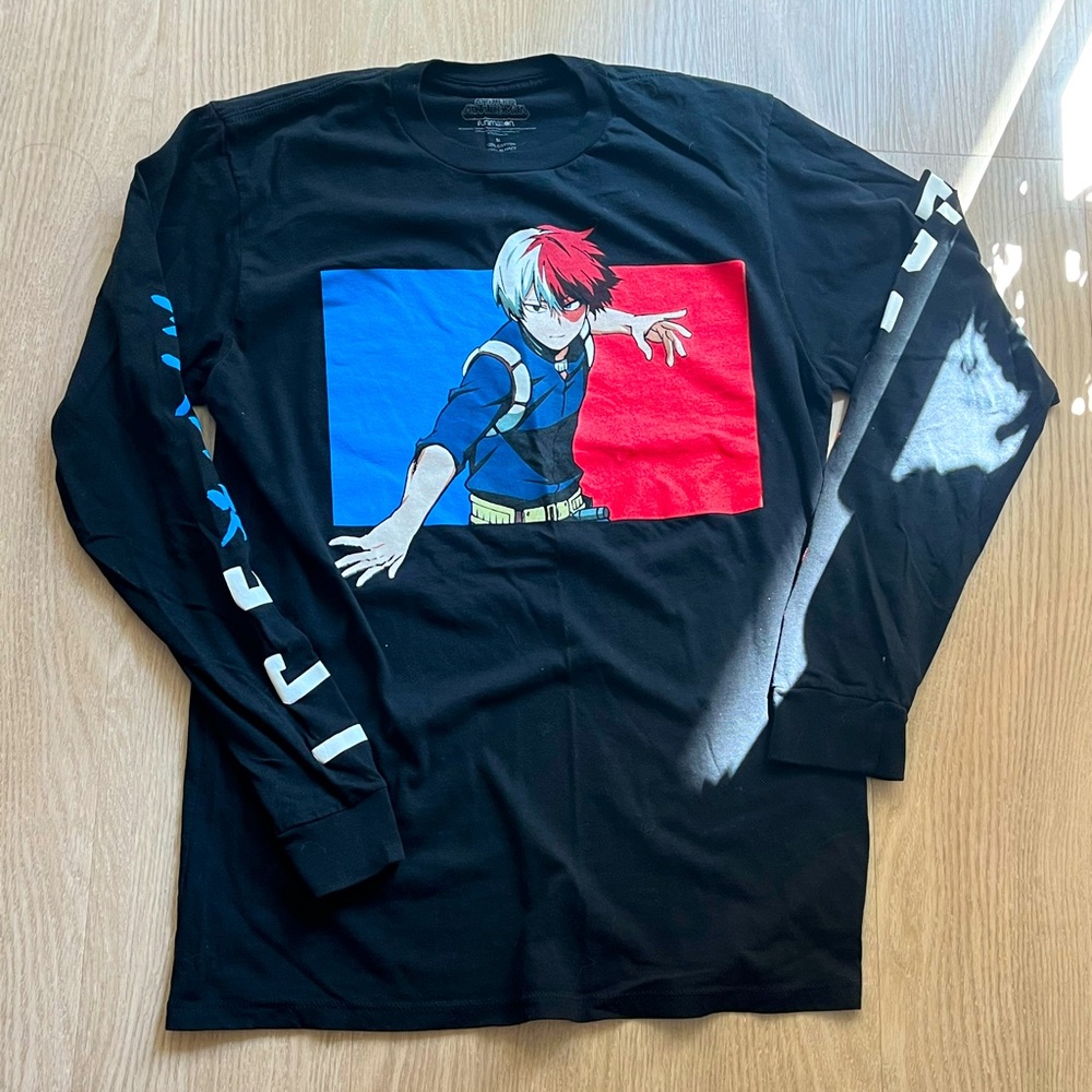 Todoroki My Hero Academia Long Sleeve Tee Shirt